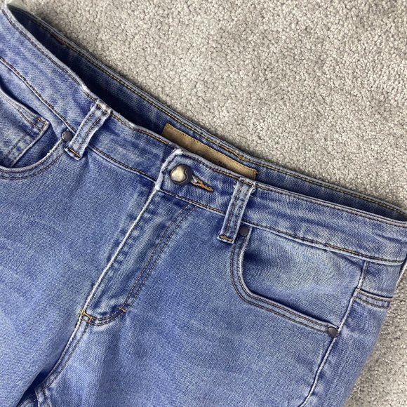 Joe's Jeans Girl's Size 16 (25x29) Mid-Rise Medium Wash Straight Leg Denim - Picture 1 of 12